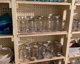 Assorted Canning Jars, both antique, vintage and newer