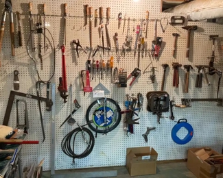 Large Assortment of Hand Tools; Metal Clamps, DIY Supplies & Equipment and More!!