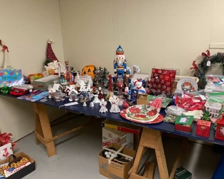 Assorted Christmas, Halloween and Easter Supplies and Decorations, Gift Wrap and so much more!