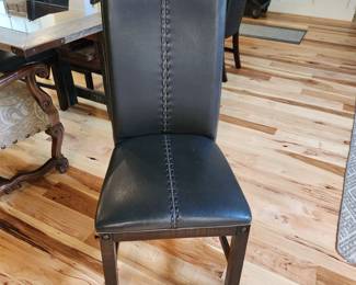 Parsons Chair with Baseball Stitching
