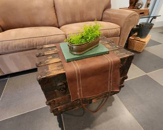 Vintage Trunk and Sofa