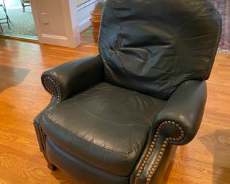 Leather Green Recliner