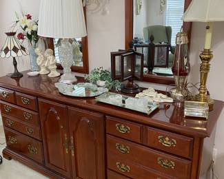 American Drew King Size Bedroom Suite - with Tempurpedic Mattress