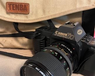 Also includes several lens and accessories. 