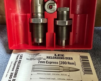 Lee Reloading Dies
7 MM Express (280 Rem)