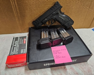 Springfield Armory XD Elite 10MM Automatic w/ 4 Mags and 1 Box Ammo