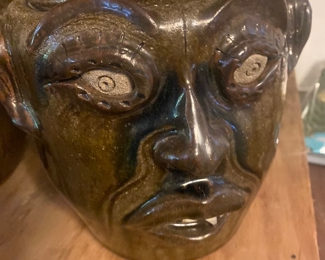 Charlie West Face Jug Pottery
Double Sided