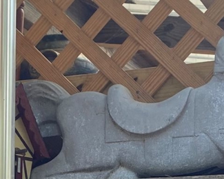 60’s Cast Aluminum Playground Horse (Griffin City Park)