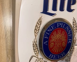 Vintage Miller Lite Beer Lighted Sign
