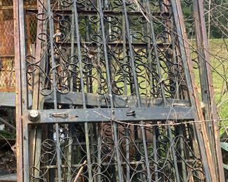 Vintage Wrought Iron Doors