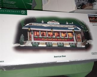 Large Dept.56 Village Collection - American Diner
