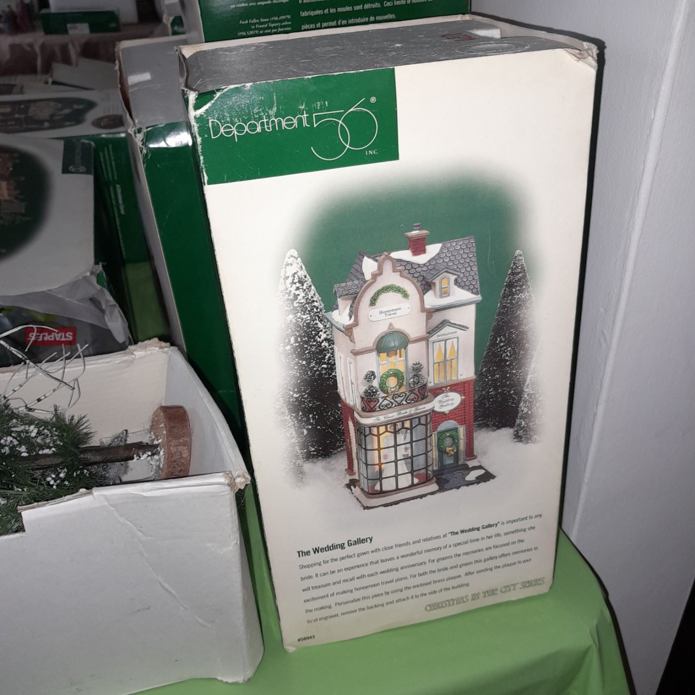 Large Dept.56 Village Collection - The Wedding Gallery
