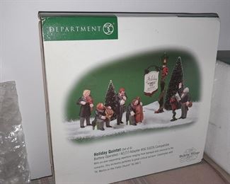 Large Dept.56 Village Collection - Holiday Quintet
