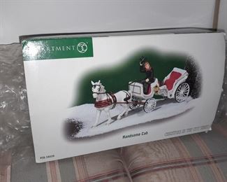 Large Dept.56 Village Collection - Handsome Cab
