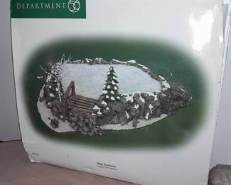 Large Dept.56 Village Collection -Craggy Cliff Platform
