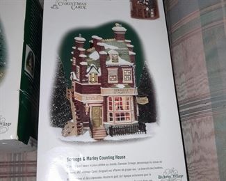 Large Dept.56 Village Collection - Scrooge And Marley Counting House
