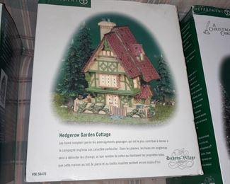 Large Dept.56 Village Collection - Hedgerow Garden Cottage
