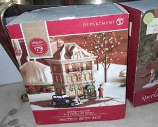 Large Dept.56 Village Collection - The Prescott Hotel
