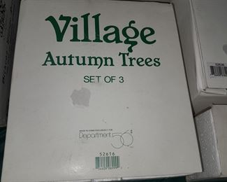 Large Dept.56 Village Collection - Autumn Trees
