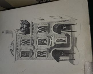 Large Dept.56 Village Collection - The Ivy Terrace Apartments
