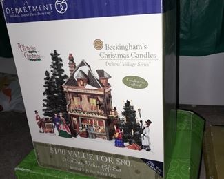 Large Dept.56 Village Collection - Beckingham's Christmas Candles
