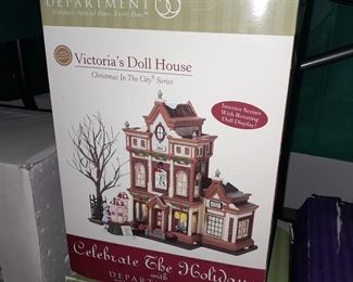 Large Dept.56 Village Collection - Victoria's Doll House
