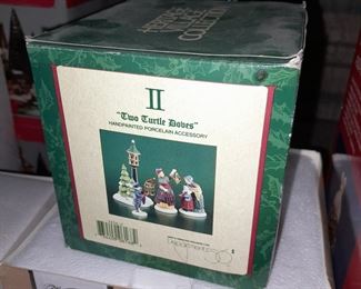 Large Dept.56 Village Collection - Two Turtle Doves
