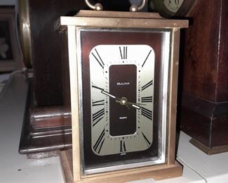 Bulova Brass Clock
