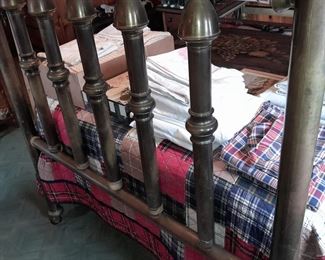 Antique Brass Bed Frame (2 Available)
