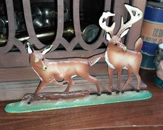 Fox & Deer Statue
