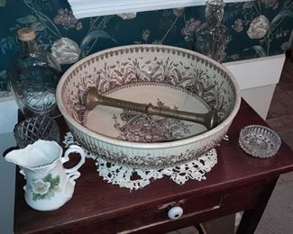 Oversized Antique Bowl
