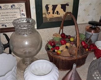 Assorted Kitchen Contents (Glassware, China, Crystal, Dishes, Etc.)
