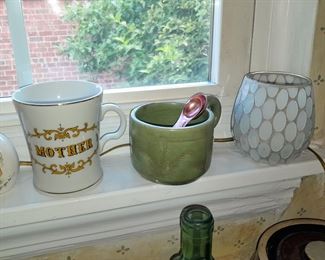 Assorted Kitchen Contents (Glassware, China, Crystal, Dishes, Etc.)
