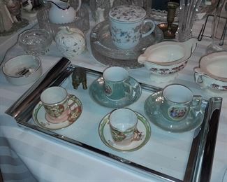 Assorted Dining Room Contents (Glassware, China, Crystal, Dishes, Etc.)
