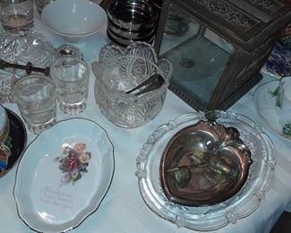 Assorted Dining Room Contents (Glassware, China, Crystal, Dishes, Etc.)
