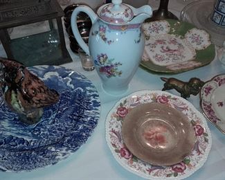 Assorted Dining Room Contents (Glassware, China, Crystal, Dishes, Etc.)
