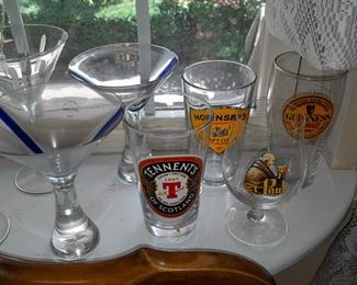 Beer Advertising Glasses
