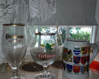 Beer Advertising Glasses
