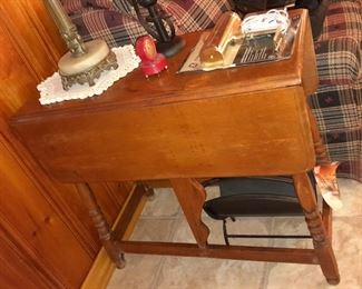 Wooden Table W/ Drop Sides
