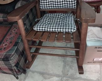 Wooden Rocking Chair
