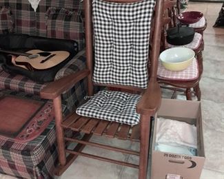 Wooden Rocking Chair
