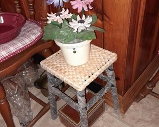 Wicker Stool
