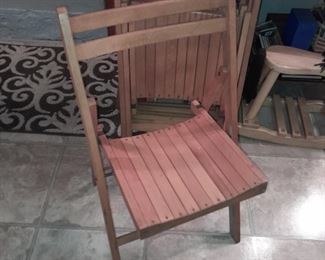 Wooden Folding Chair
