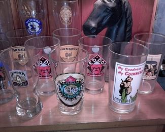 Beer Advertising Glasses
