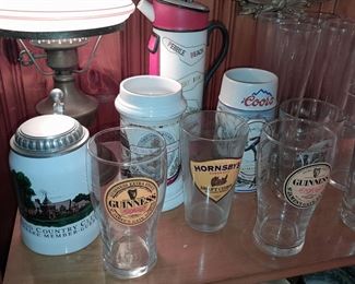 Beer Advertising Glasses
