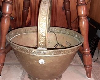 Brass Handled Bucket
