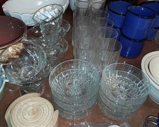 Assorted Kitchen Contents (Glassware, China, Crystal, Dishes, Etc.)
