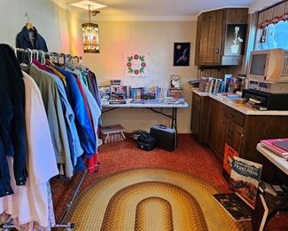Basement-Clothing/Books/Sewing