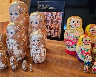 Russian 10 piece stacking dolls