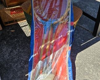 Old badminton set